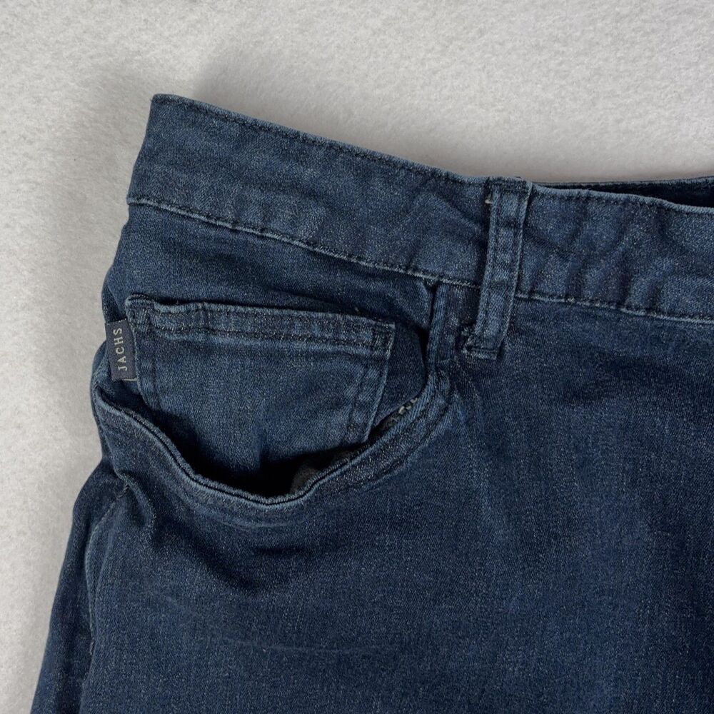 Jachs New York Men's 40x34 Straight Leg Stretch Jeans Dark Wash Blue Minimalist - Picture 9 of 10